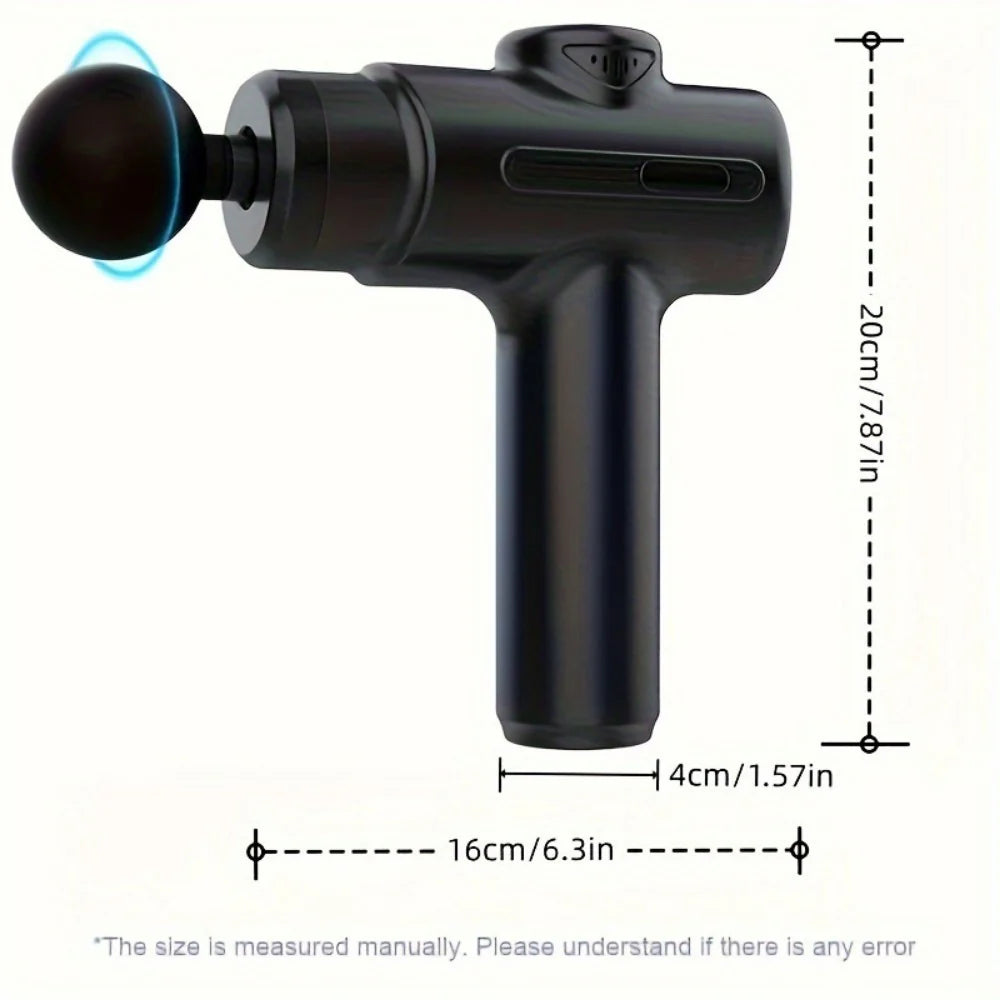Revitalize Your Recovery: Handheld Deep Tissue Massage Gun with 8 Versatile Heads for Ultimate Muscle Relief