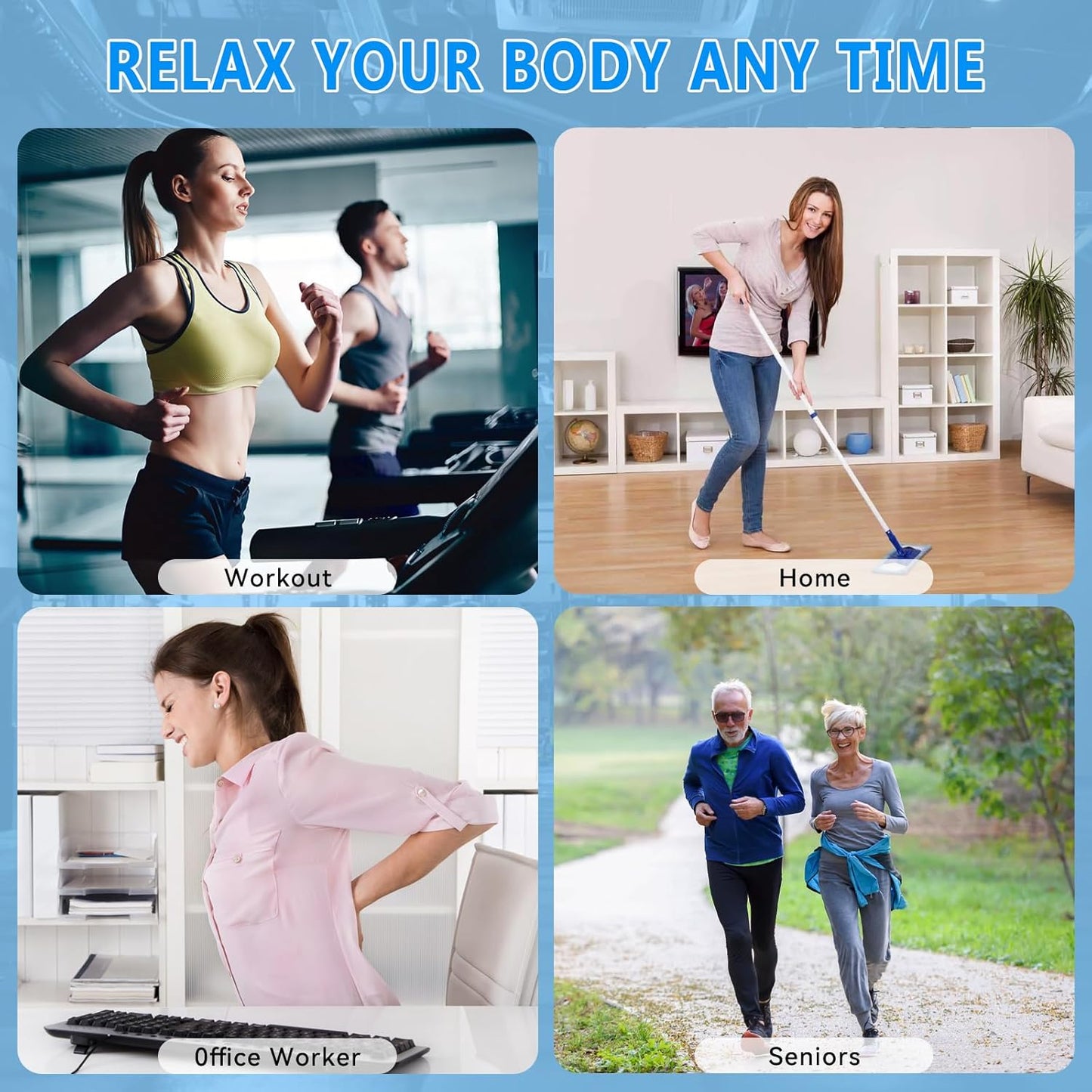 Professional Deep Tissue Massage Gun for Athletes - Handheld Electric Percussion Massager with 30 Speed Levels and 9 Attachments for Pain Relief - Ideal Father's Day Gift